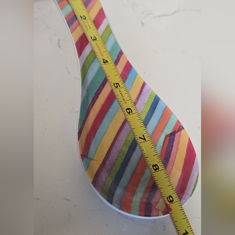 Multicolor Striped Spoon Rest - Picture 4 of 6